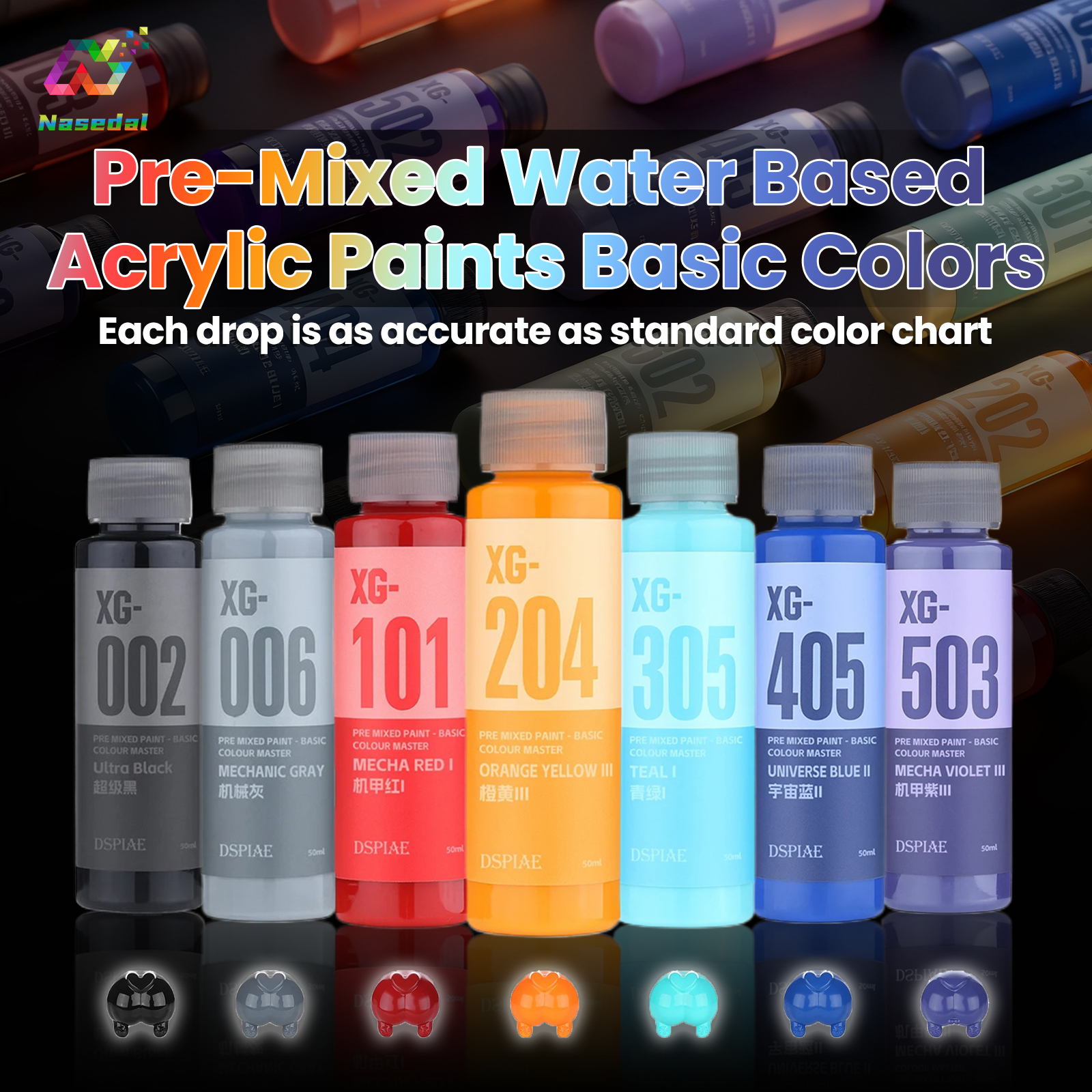 Spray Paint Primer - DSPIAE XG Series 50ML Pre Mixed