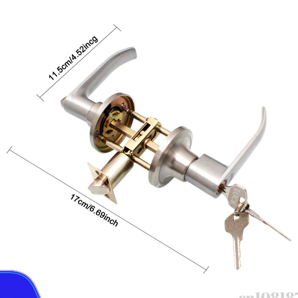 Locking Door Handle Stainless  - đánh giá và giá Door Knob Replacement