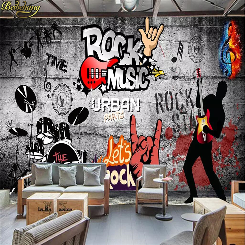 Custom Mural Wallpaper 3D Graf - đánh giá và giá Home Improvement Music
