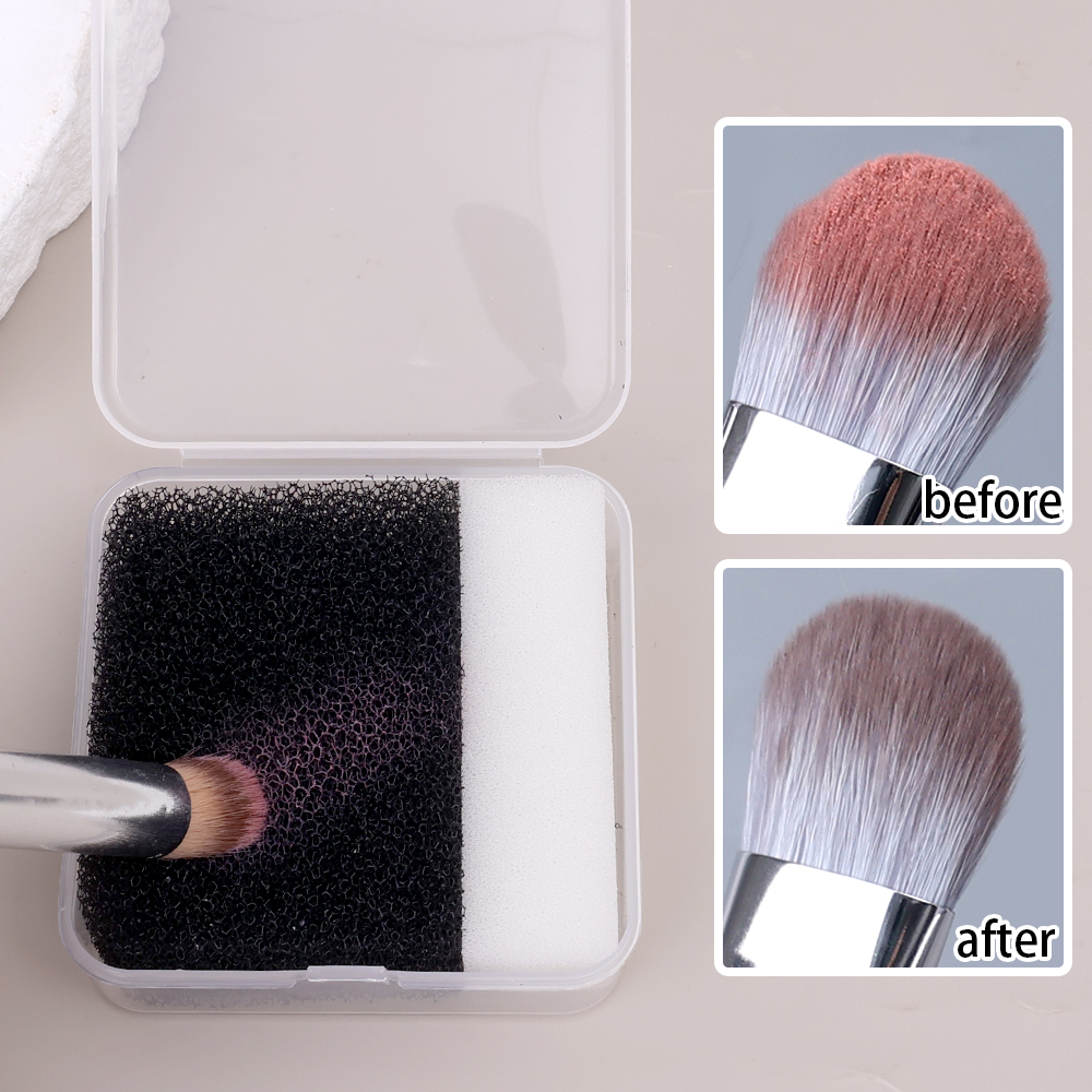 New Makeup Brush Cleaning Box  - đánh giá và giá Home Improvement And Tools