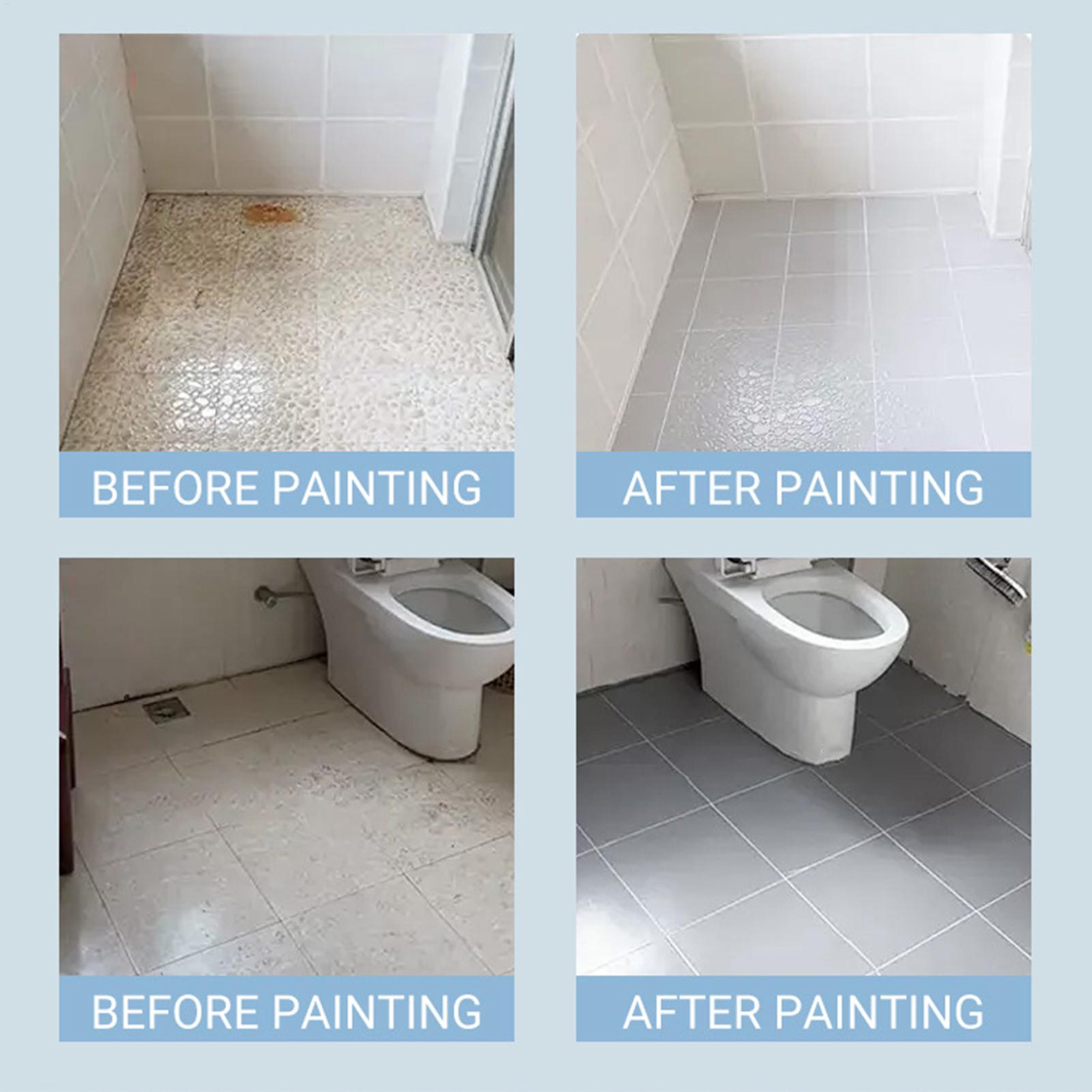 500g Tile Paint Semi Gloss Wat - đánh giá và giá Spray Paint Primer
