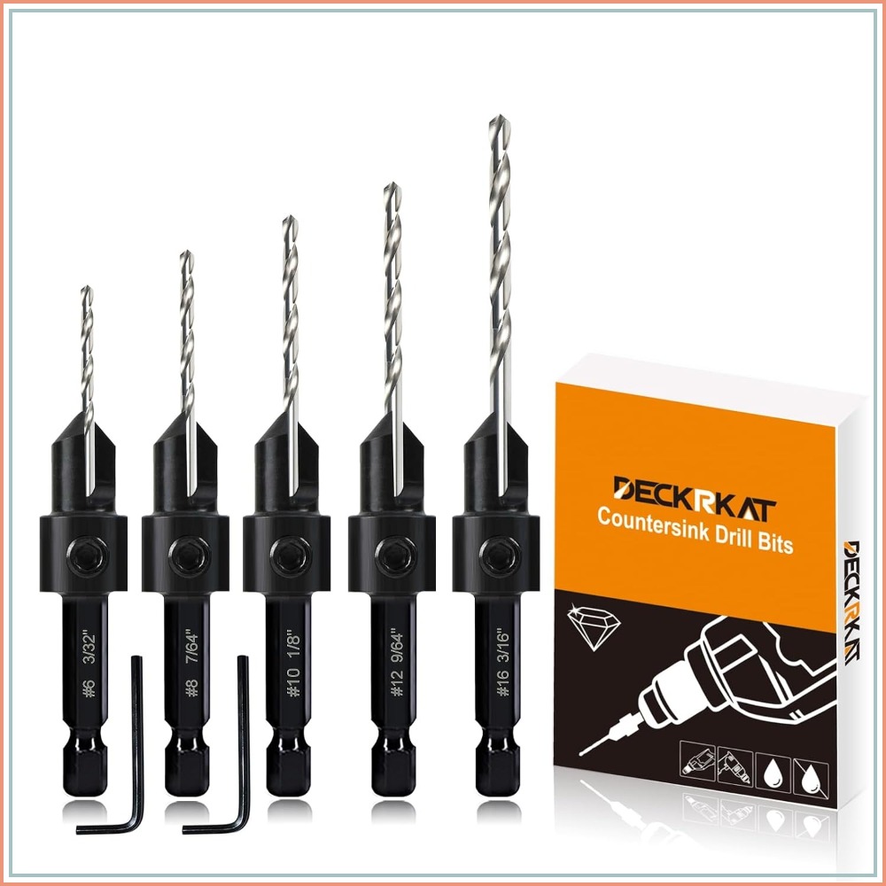 3-in-1 Countersink Drill Bit S - đánh giá và giá Drill Bit Set