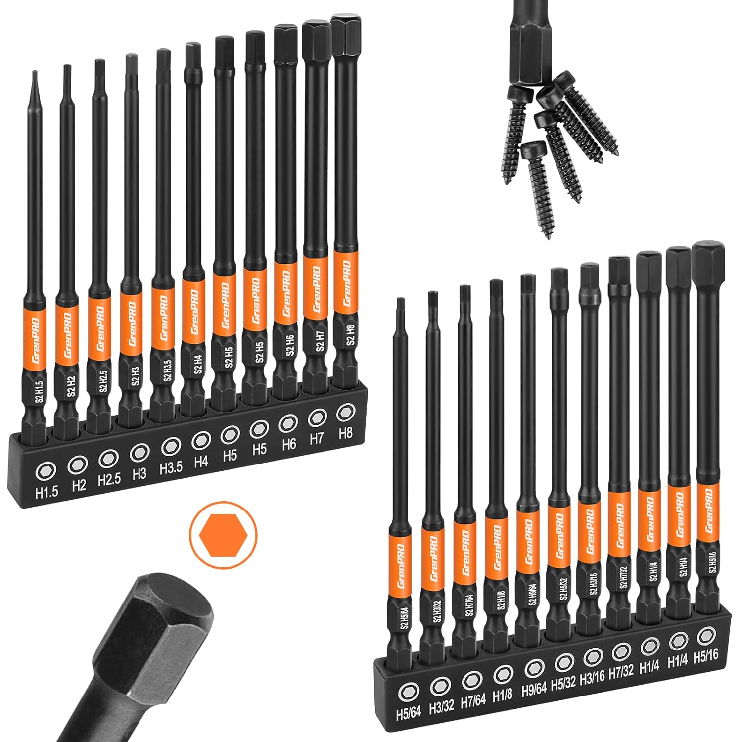 22pcs Allen Wrench Drill Bit S - đánh giá và giá Drill Bit Set