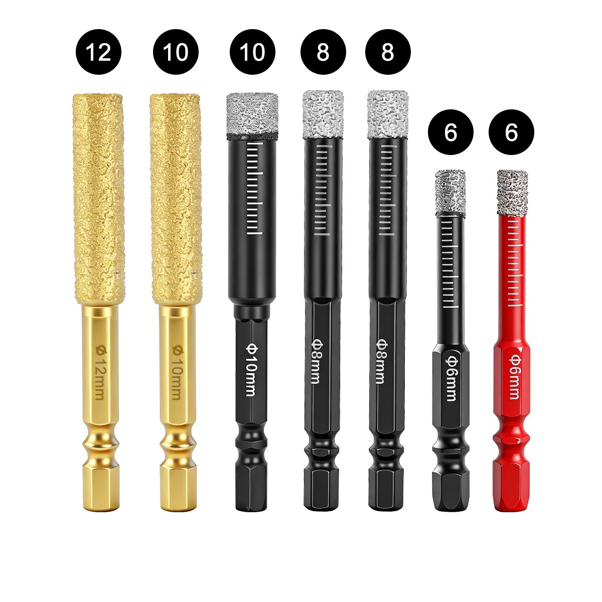 Brazed Dry Diamond Core Bits S - đánh giá và giá Drill Bit Set