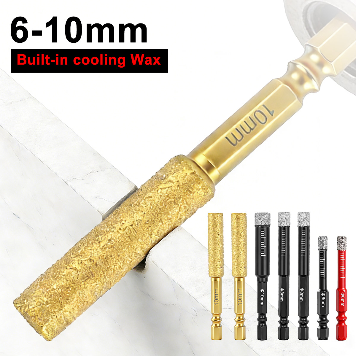 Brazed Dry Diamond Core Bits S - đánh giá và giá Drill Bit Set
