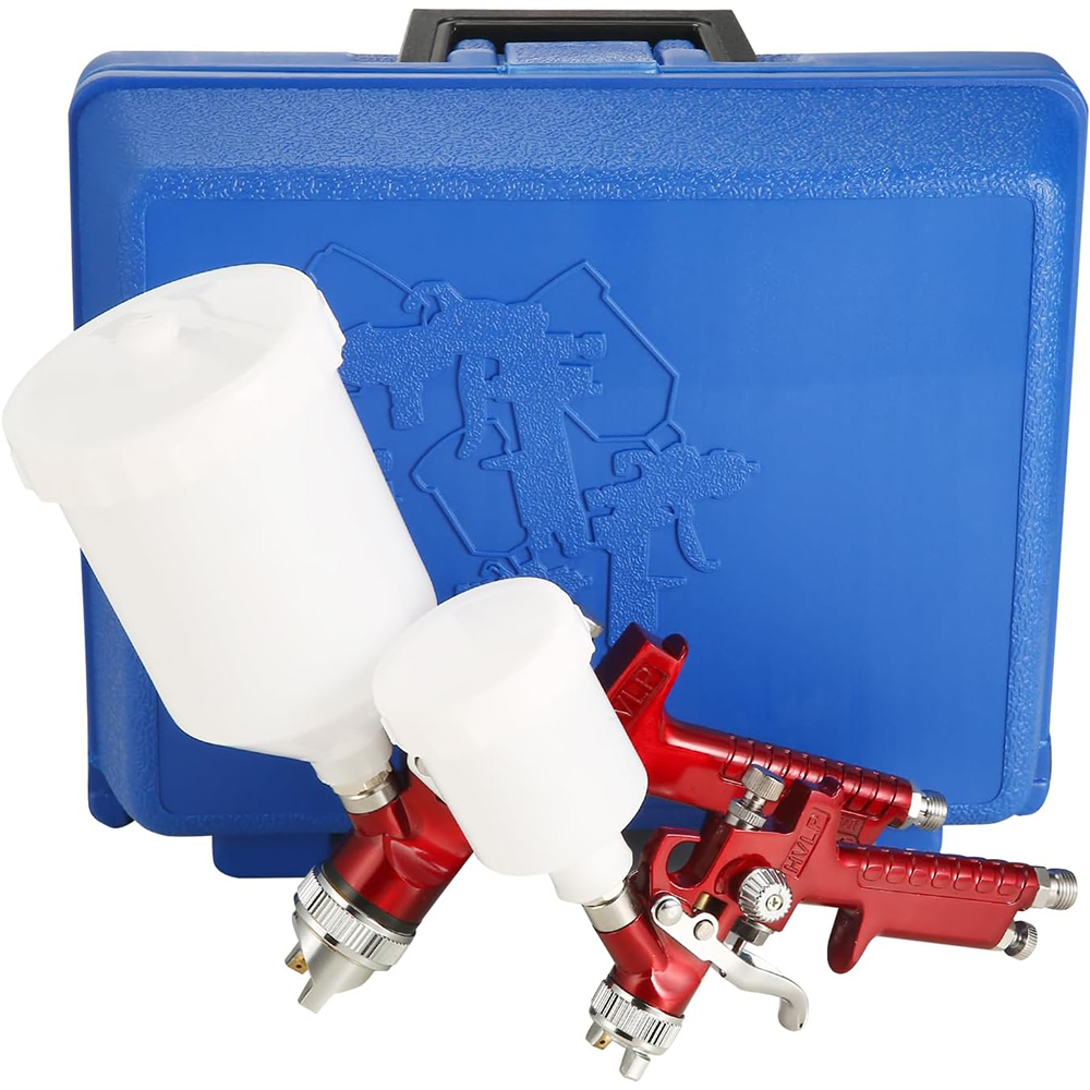 HVLP Car Spray Gun Set 0.8mm/1 - đánh giá và giá Spray Paint Primer