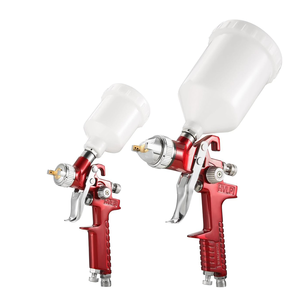 HVLP Car Spray Gun Set 0.8mm/1 - đánh giá và giá Spray Paint Primer