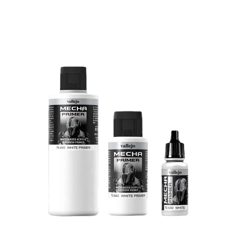 Vallejo Mecha Primer 17/60/200 - đánh giá và giá Spray Paint Primer