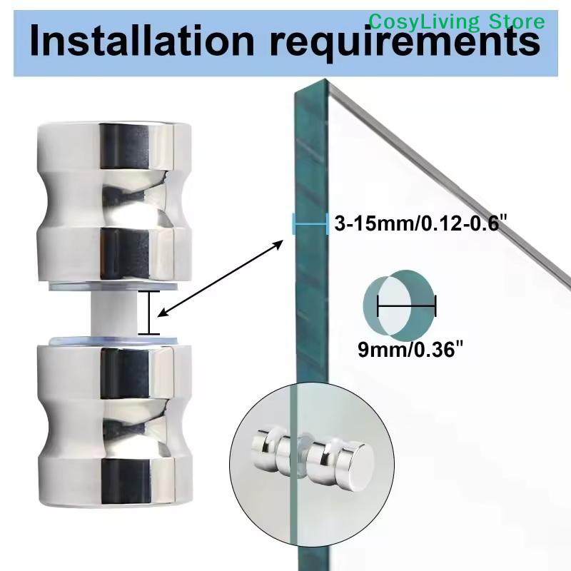 [CL]Stylish Shower Glass Door  - đánh giá và giá Door Knob Replacement