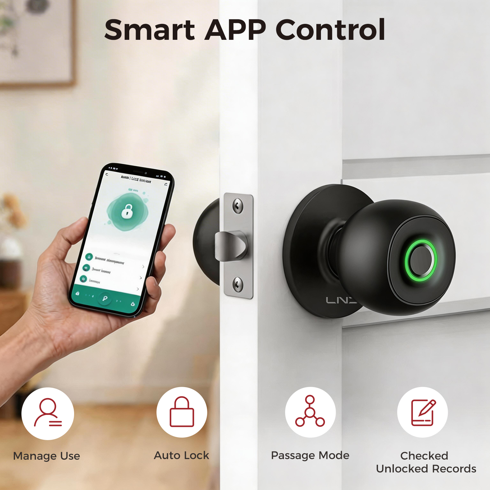 Fingerprint Door Lock Smart Ke - đánh giá và giá Door Knob Replacement